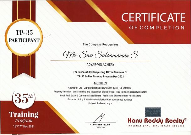 Certificates