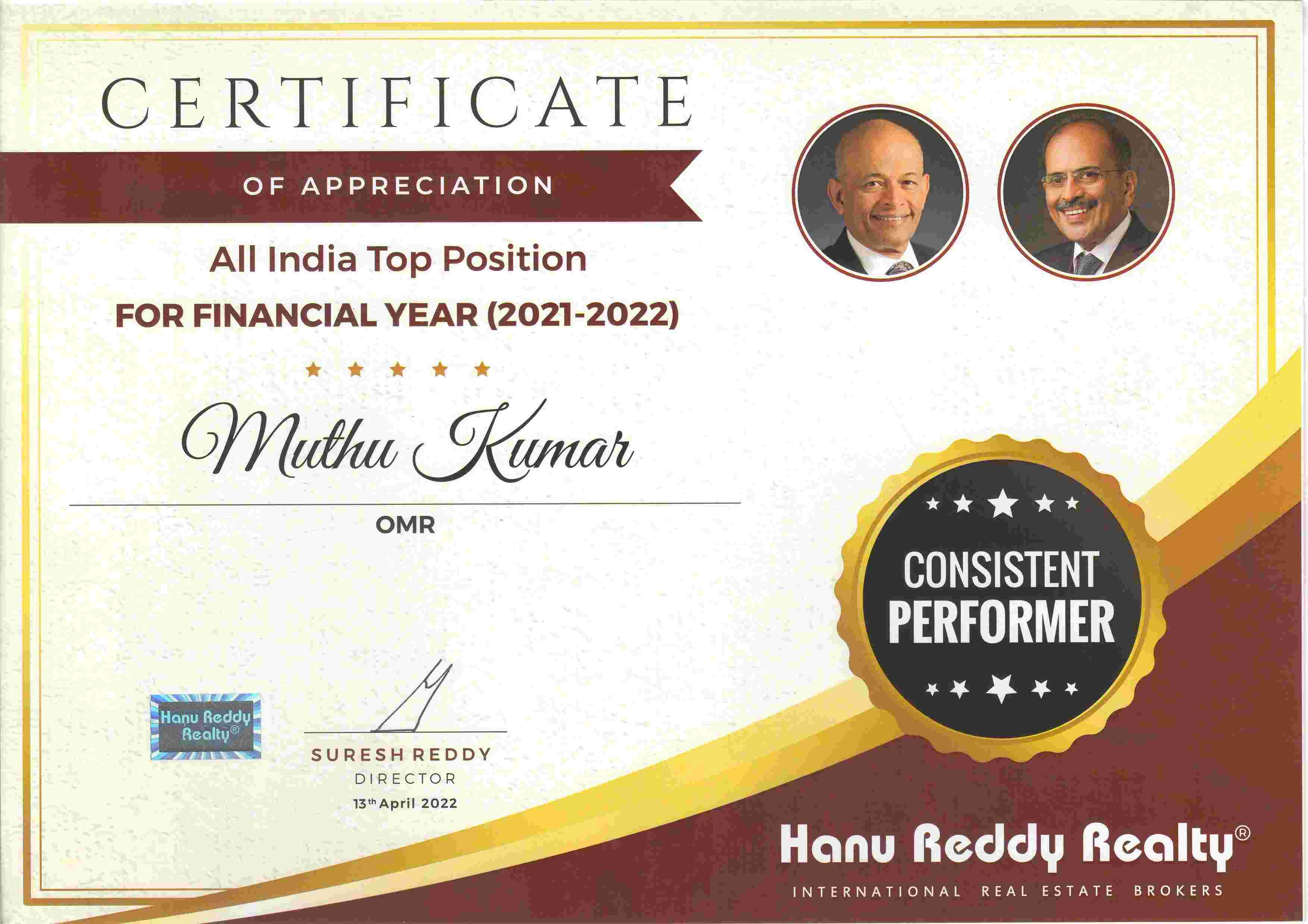 Certificates