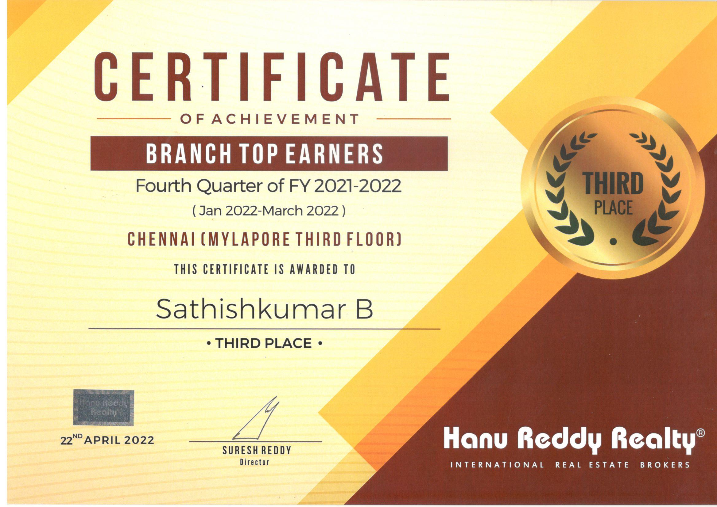 Certificates