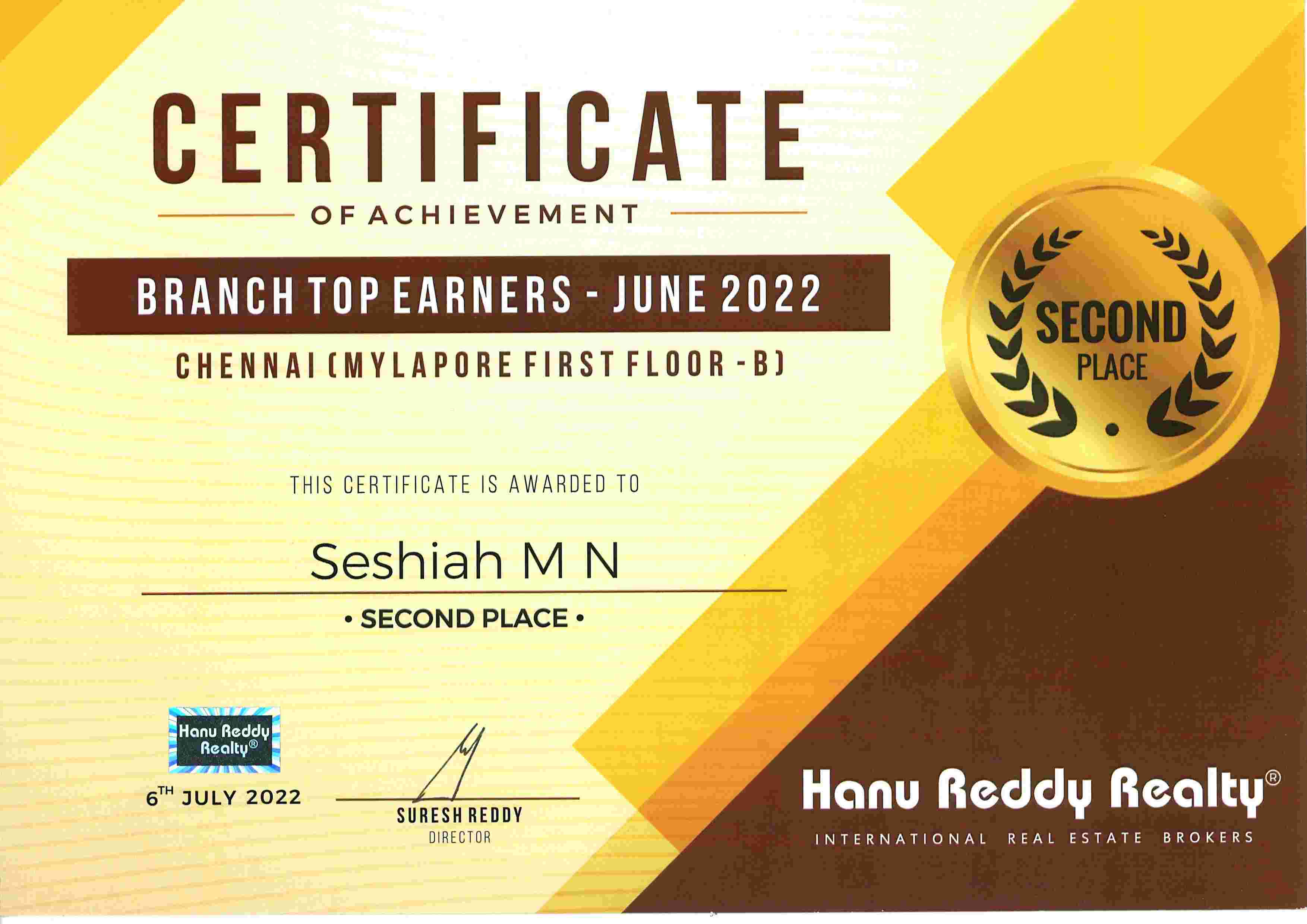 Certificates