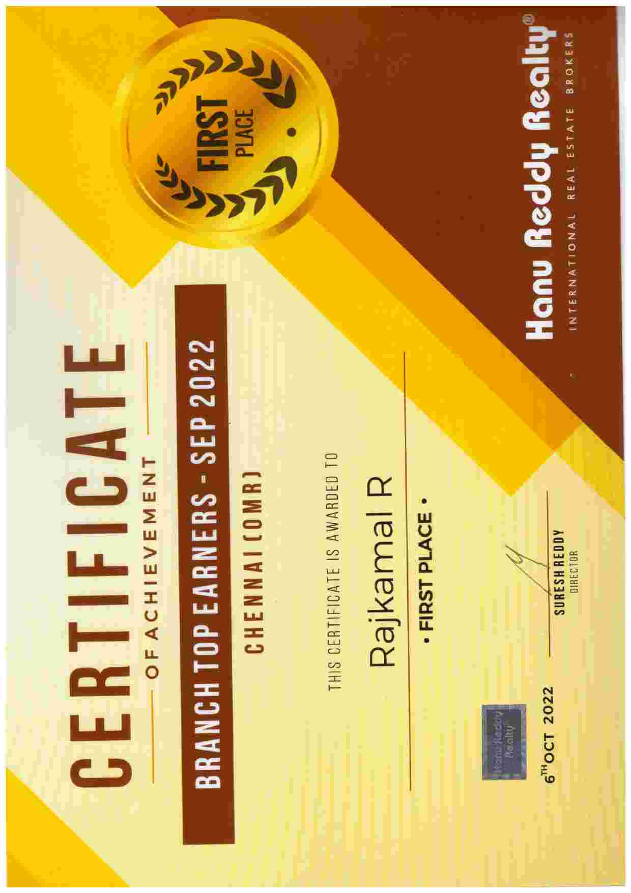 Certificates