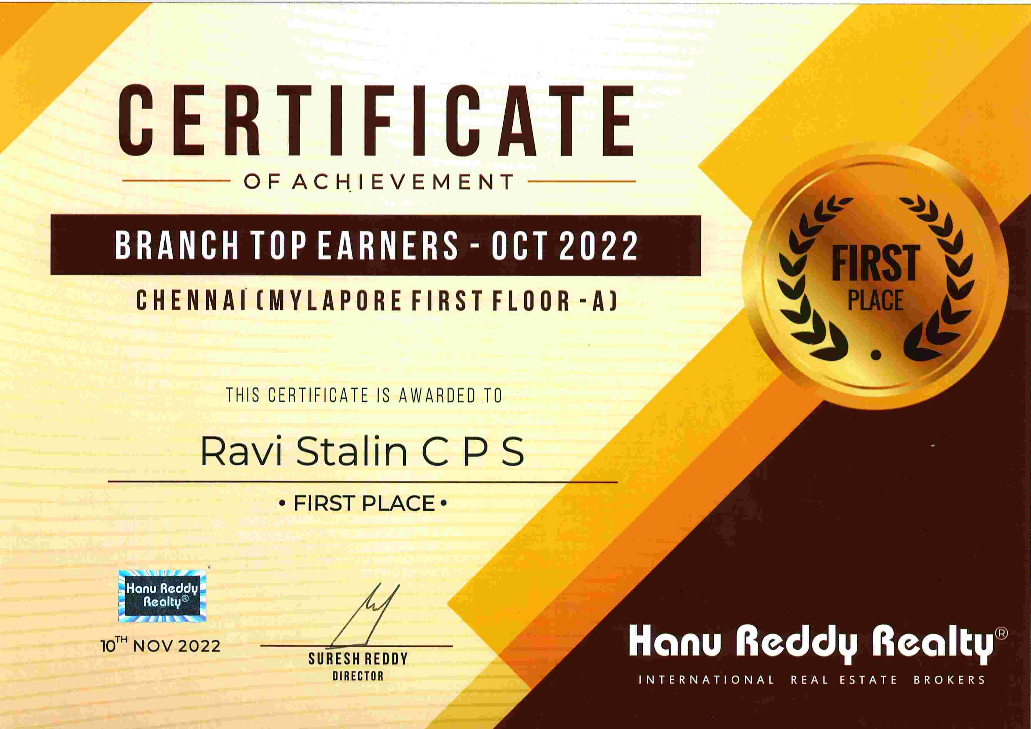 Certificates
