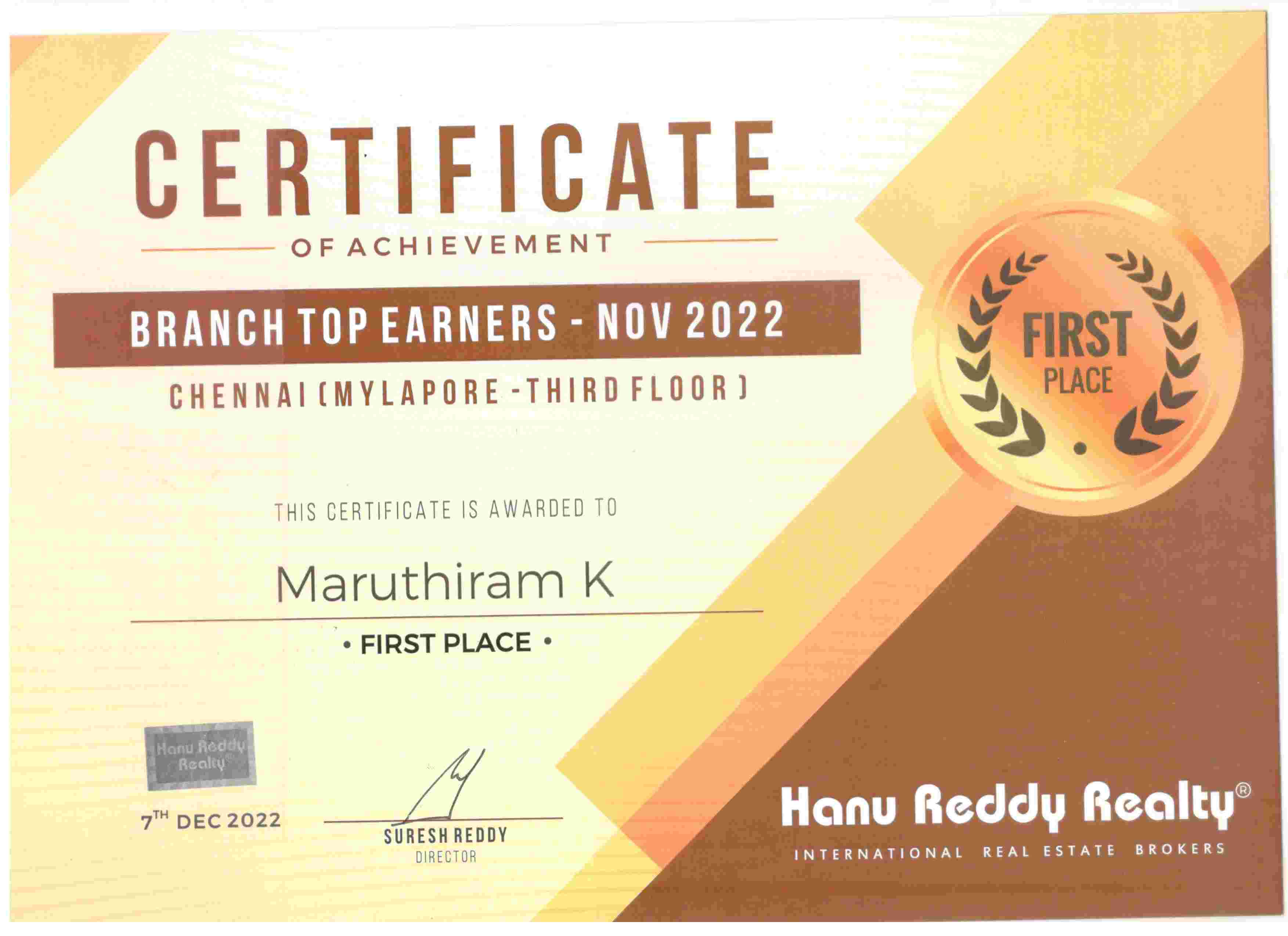 Certificates