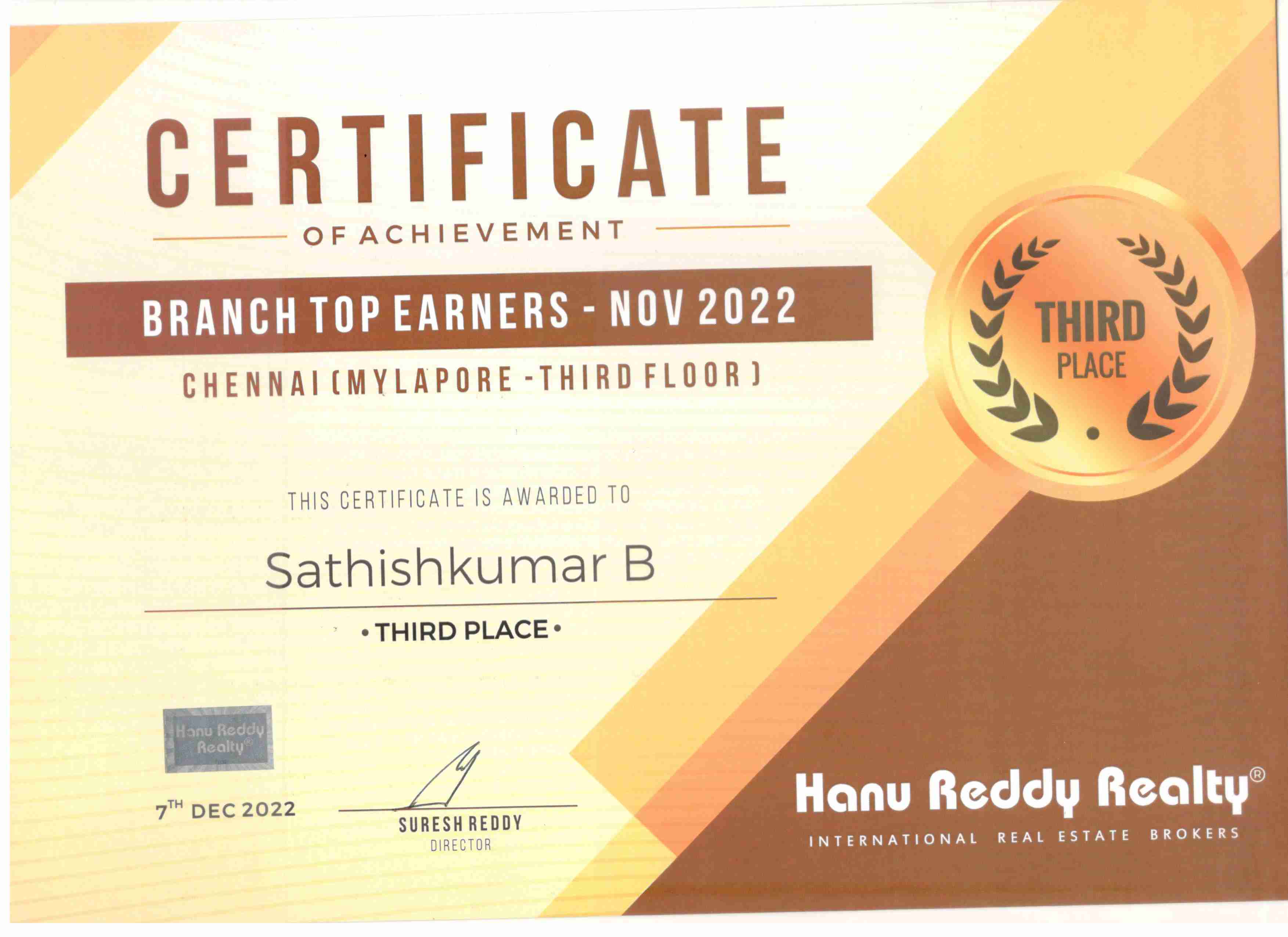 Certificates