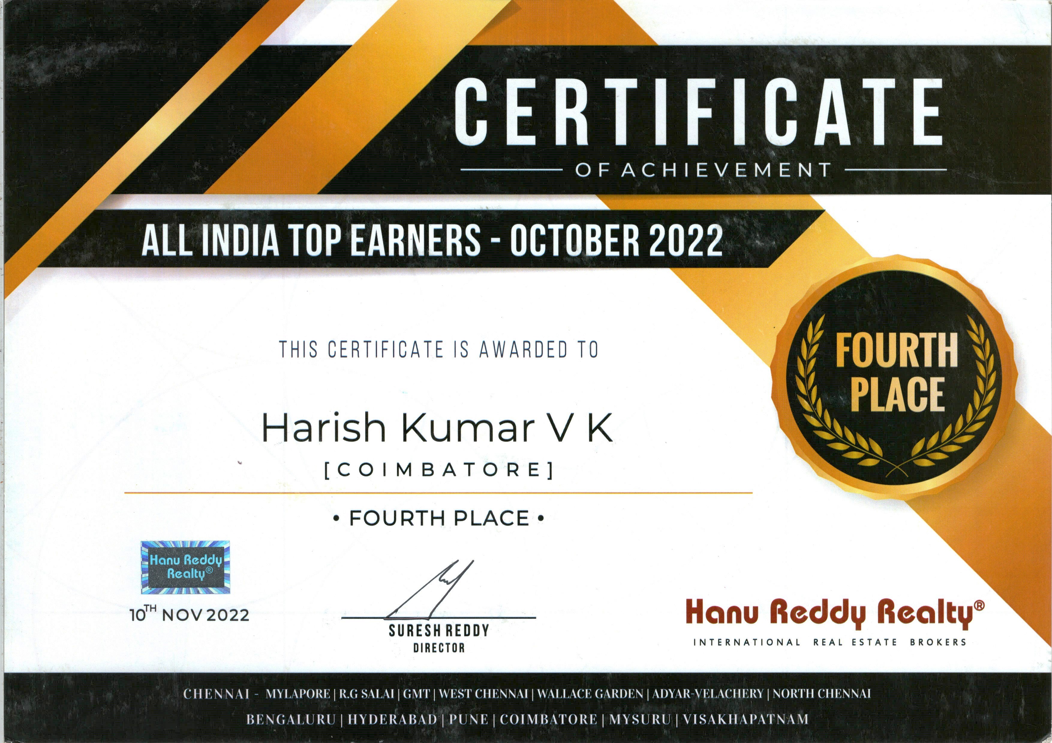 Certificates