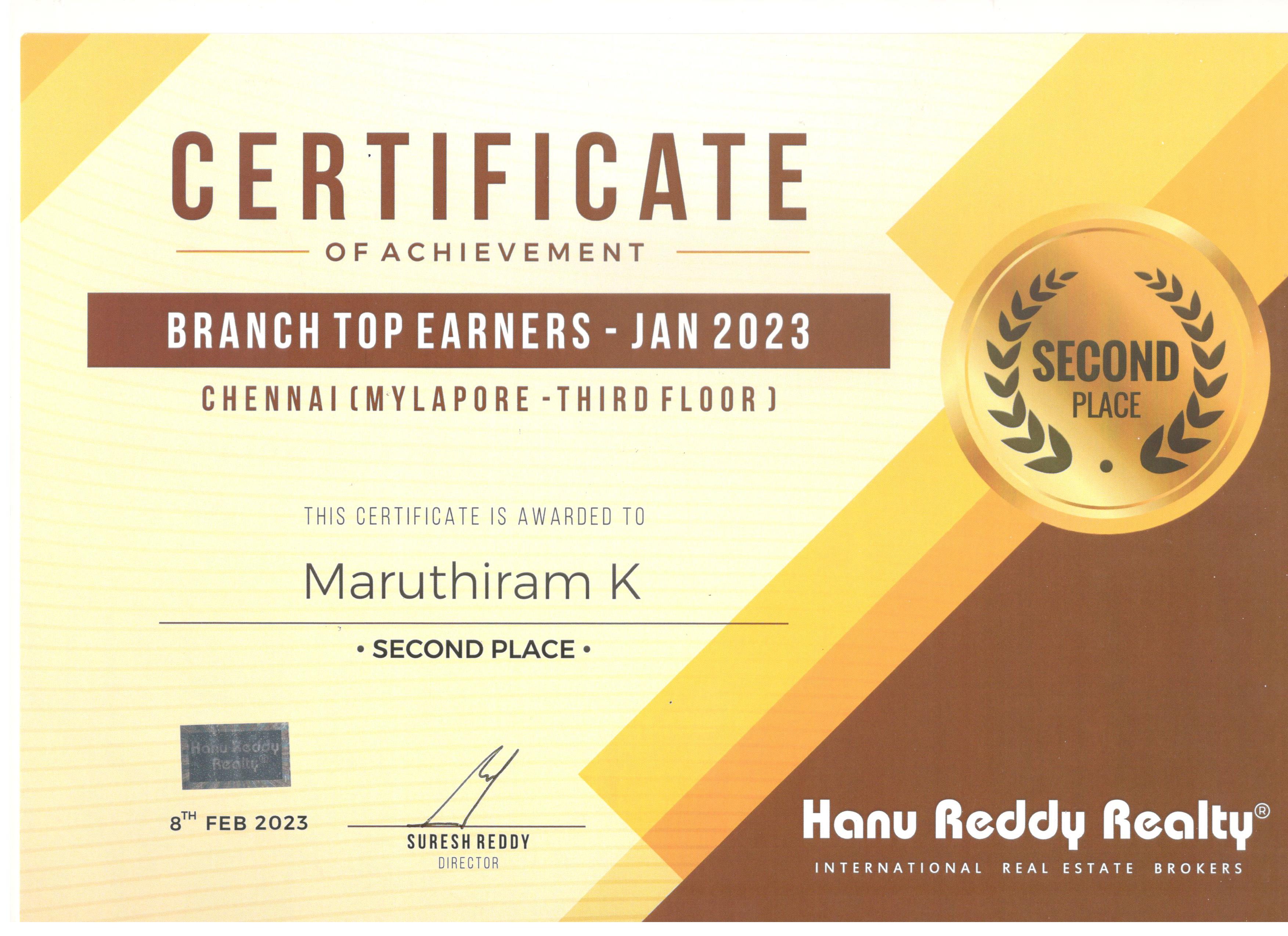 Certificates