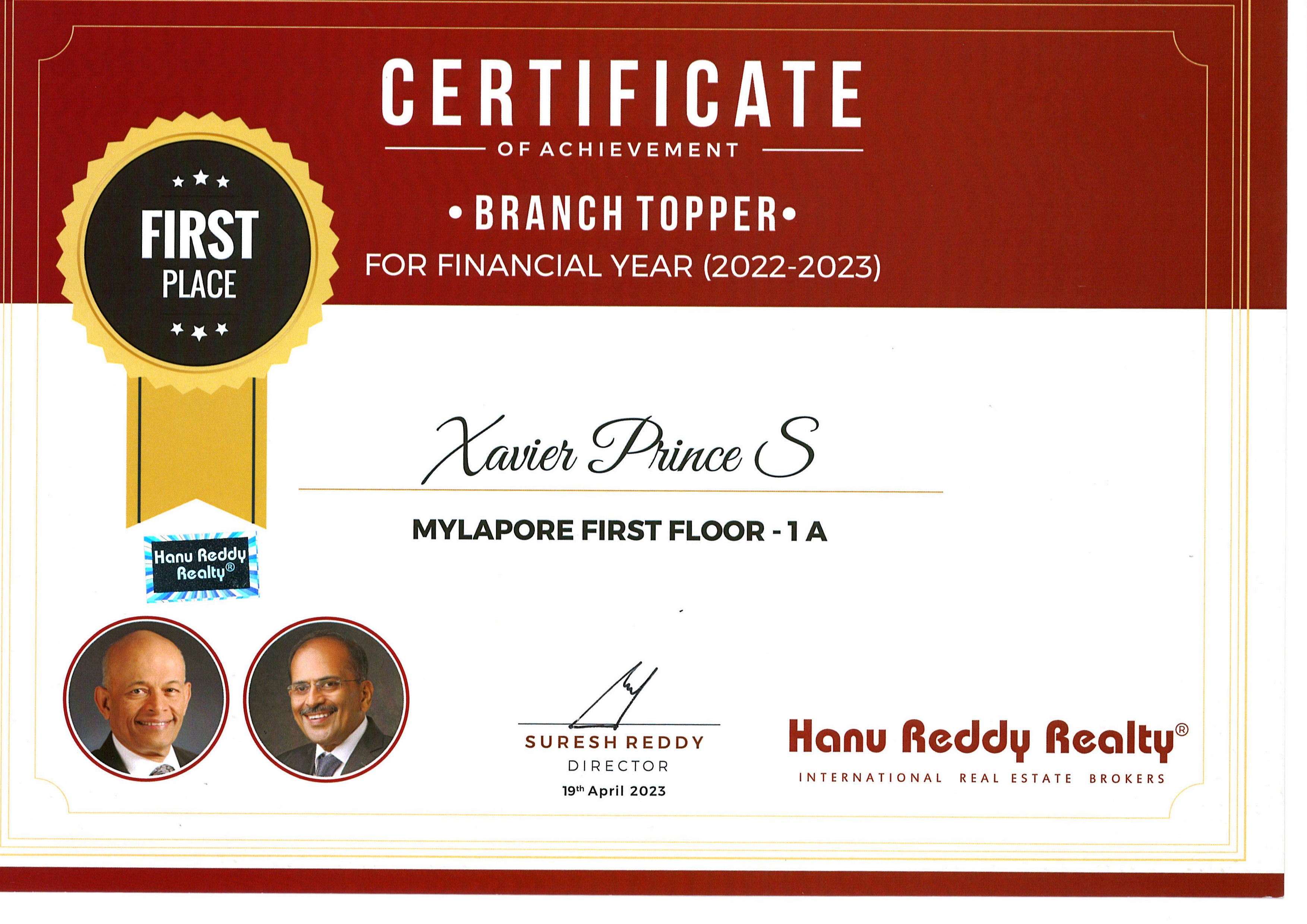 Certificates