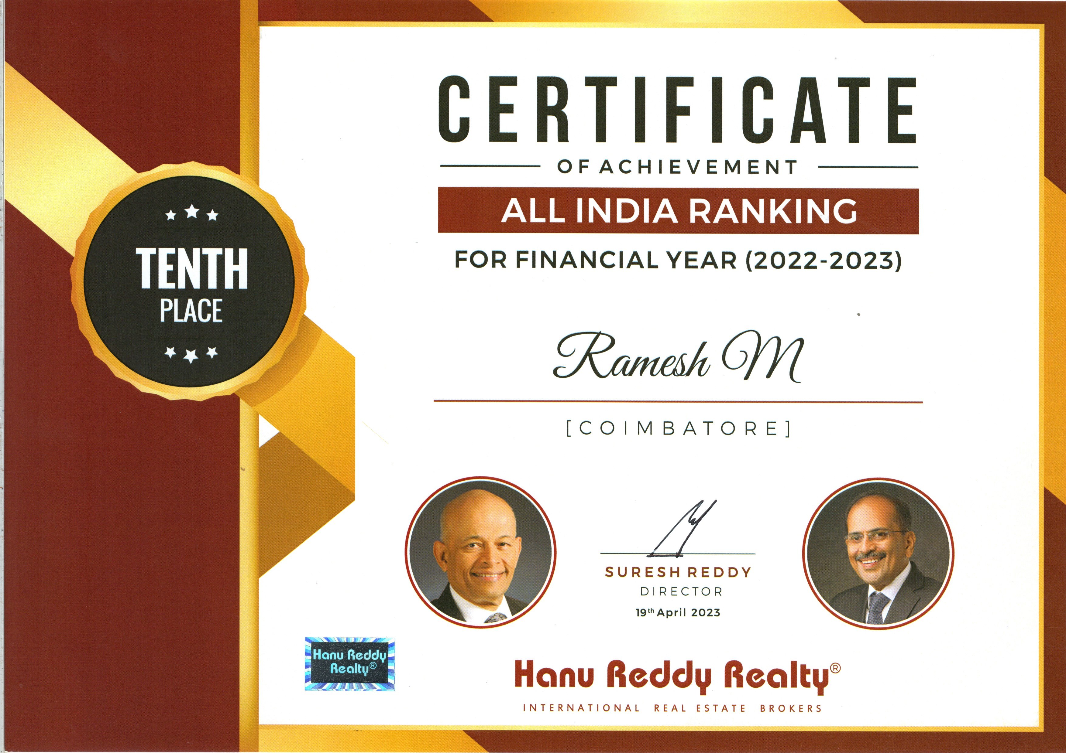 Certificates