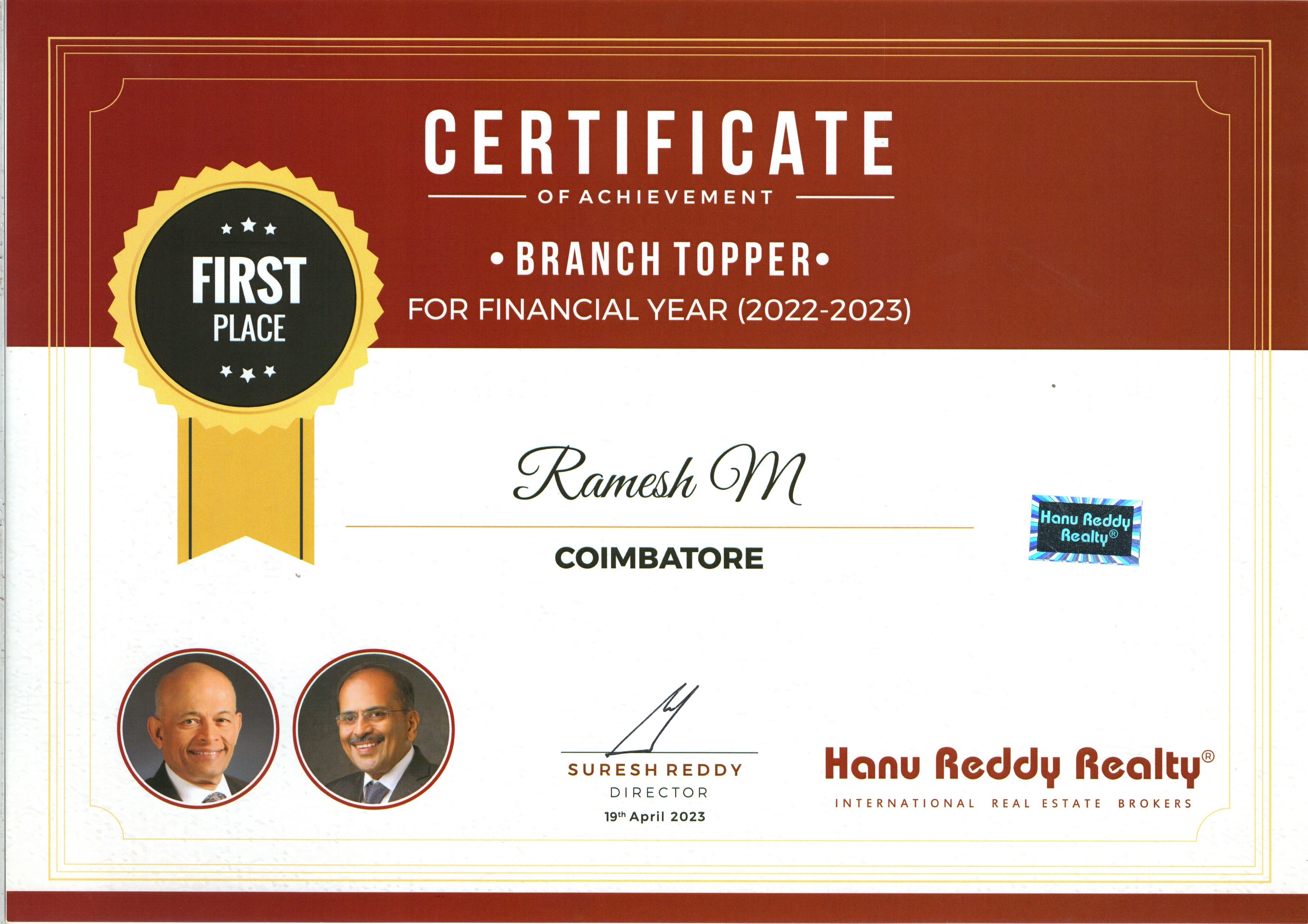 Certificates
