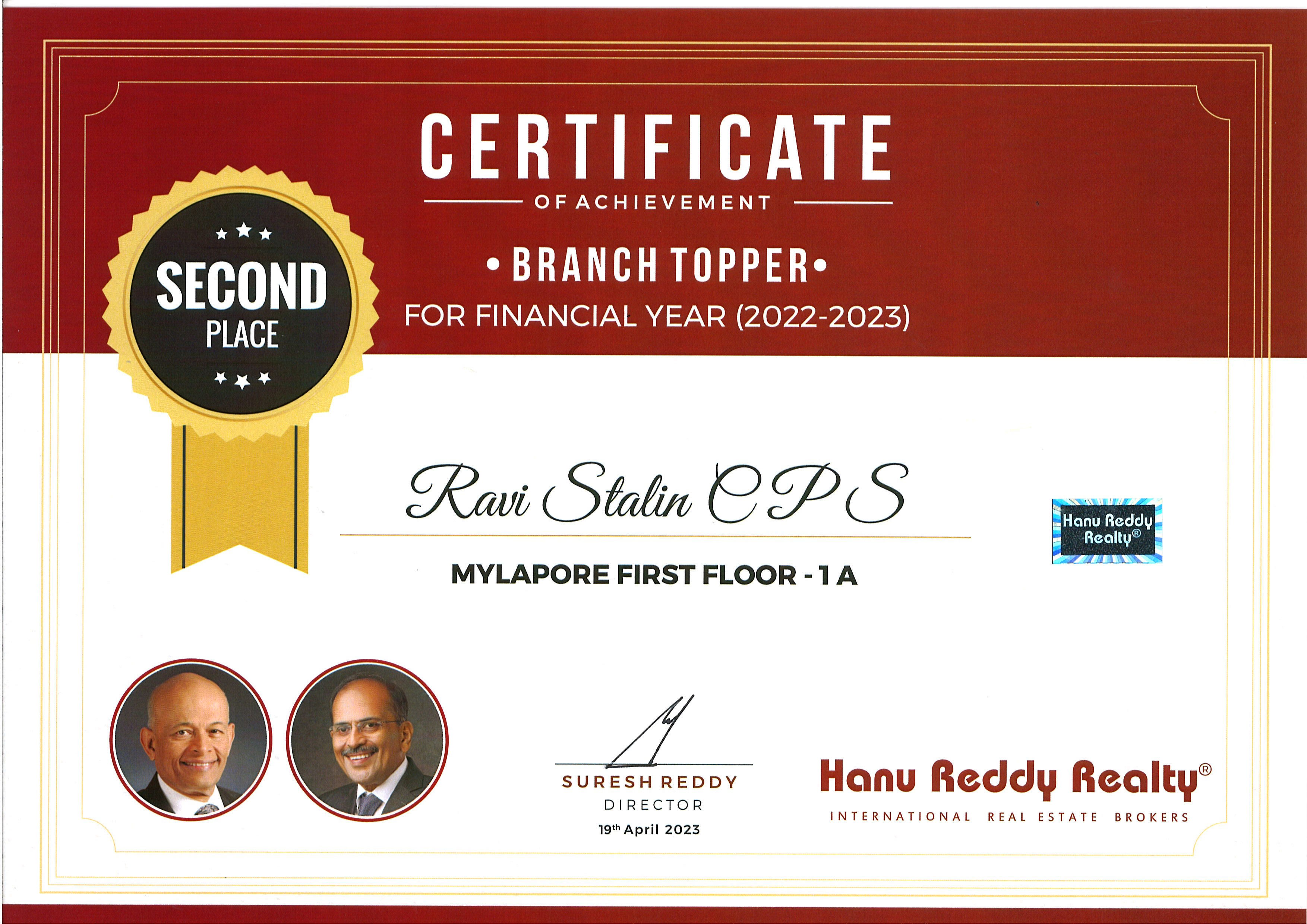 Certificates