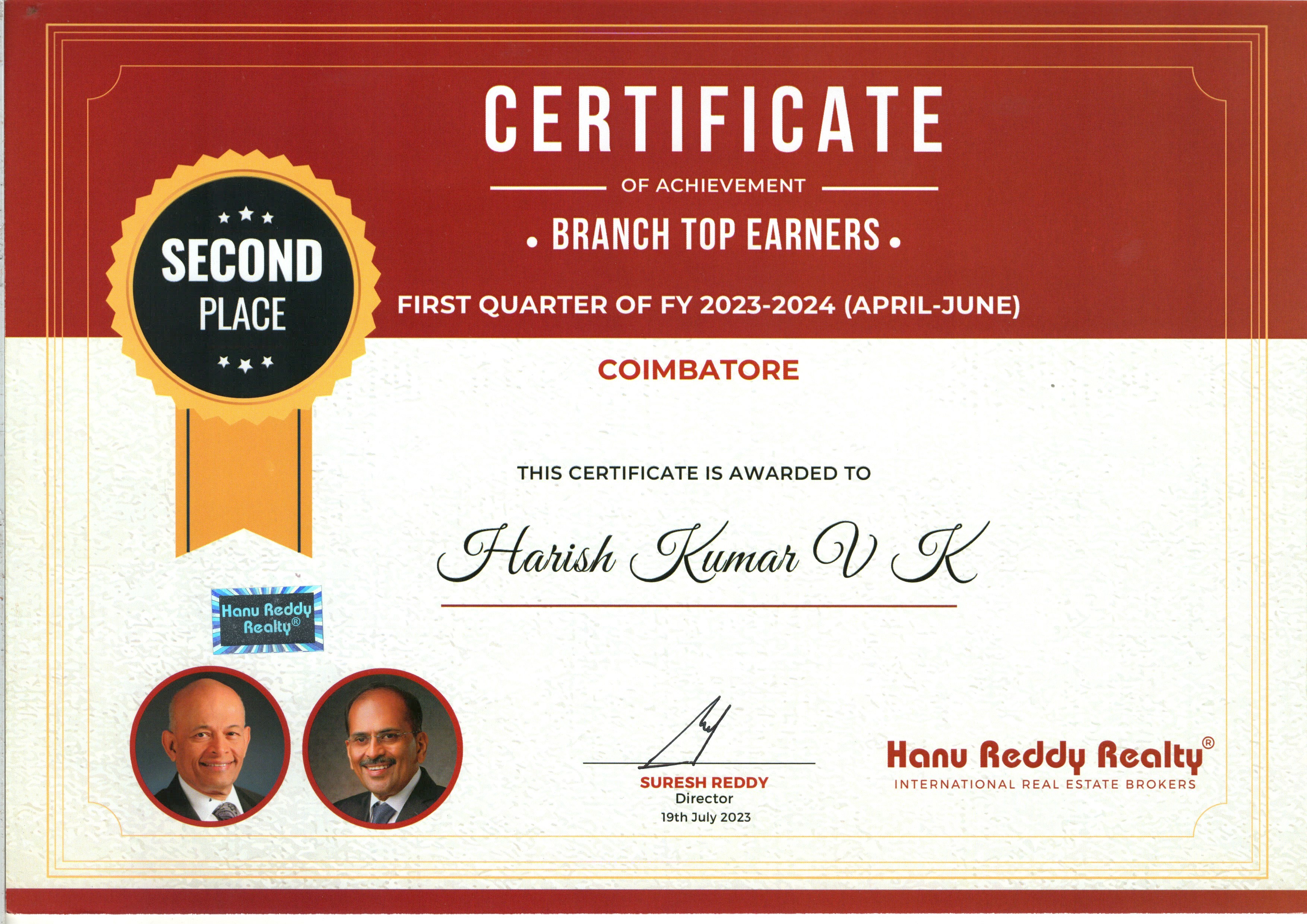 Certificates