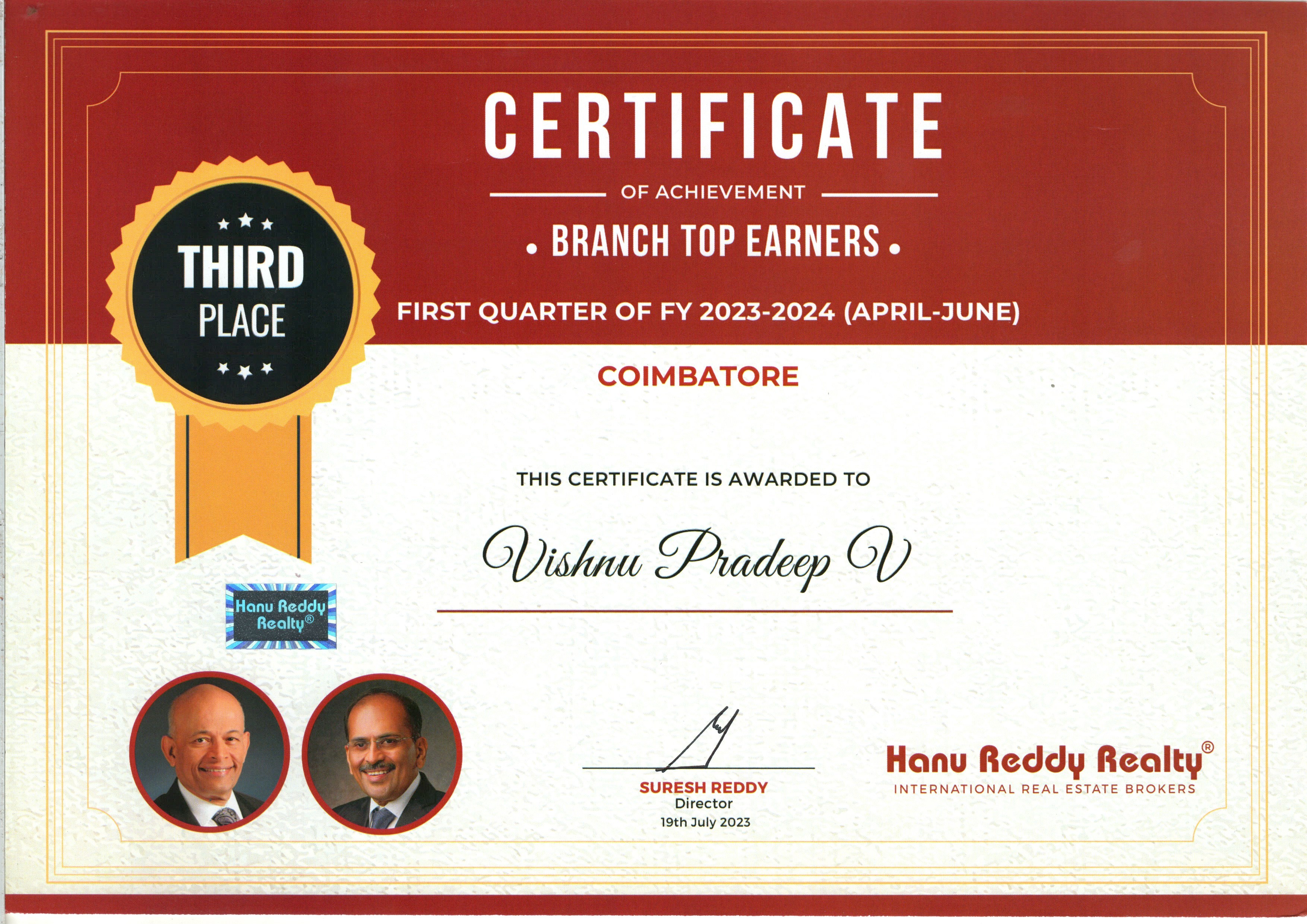 Certificates