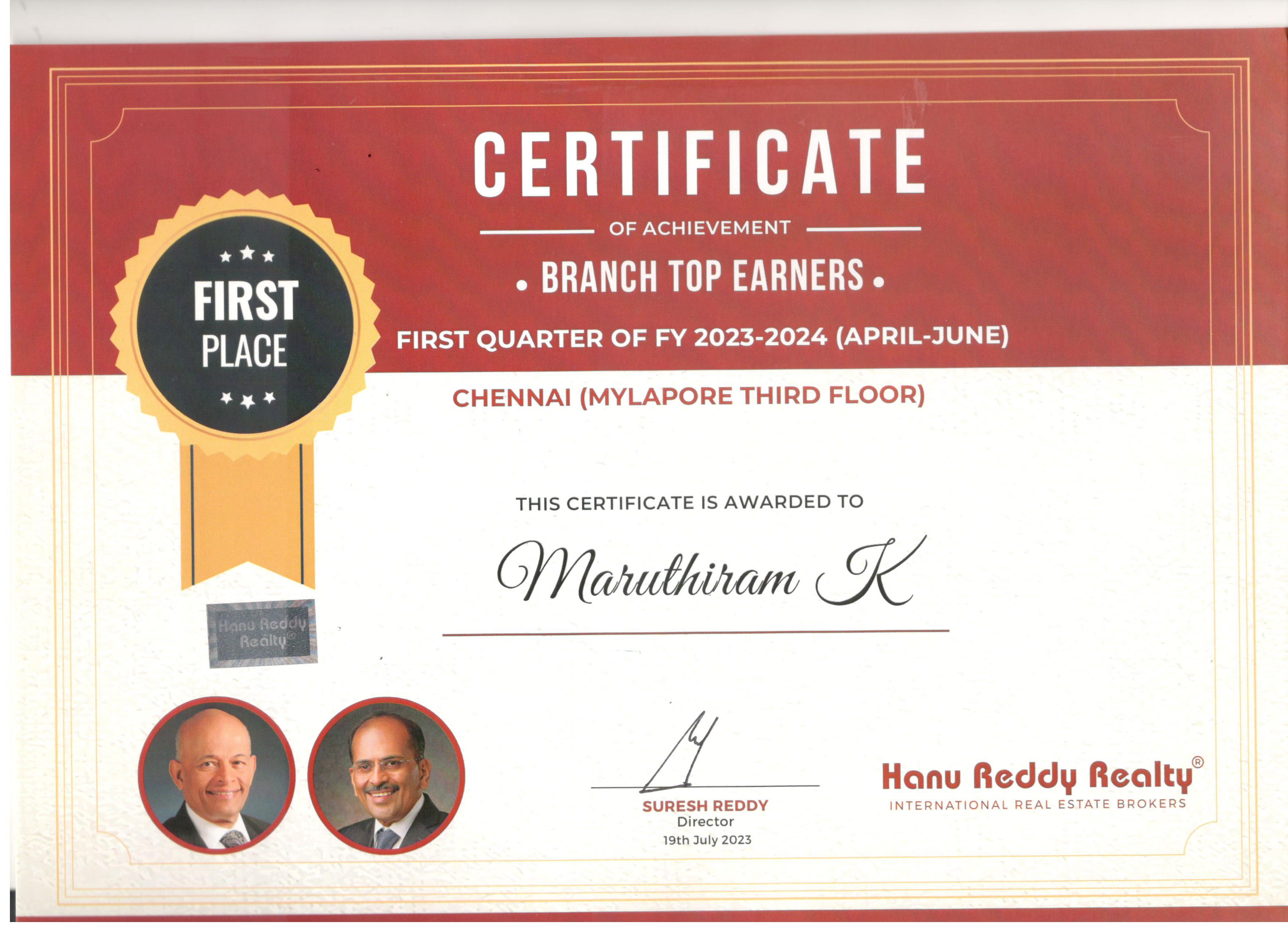 Certificates