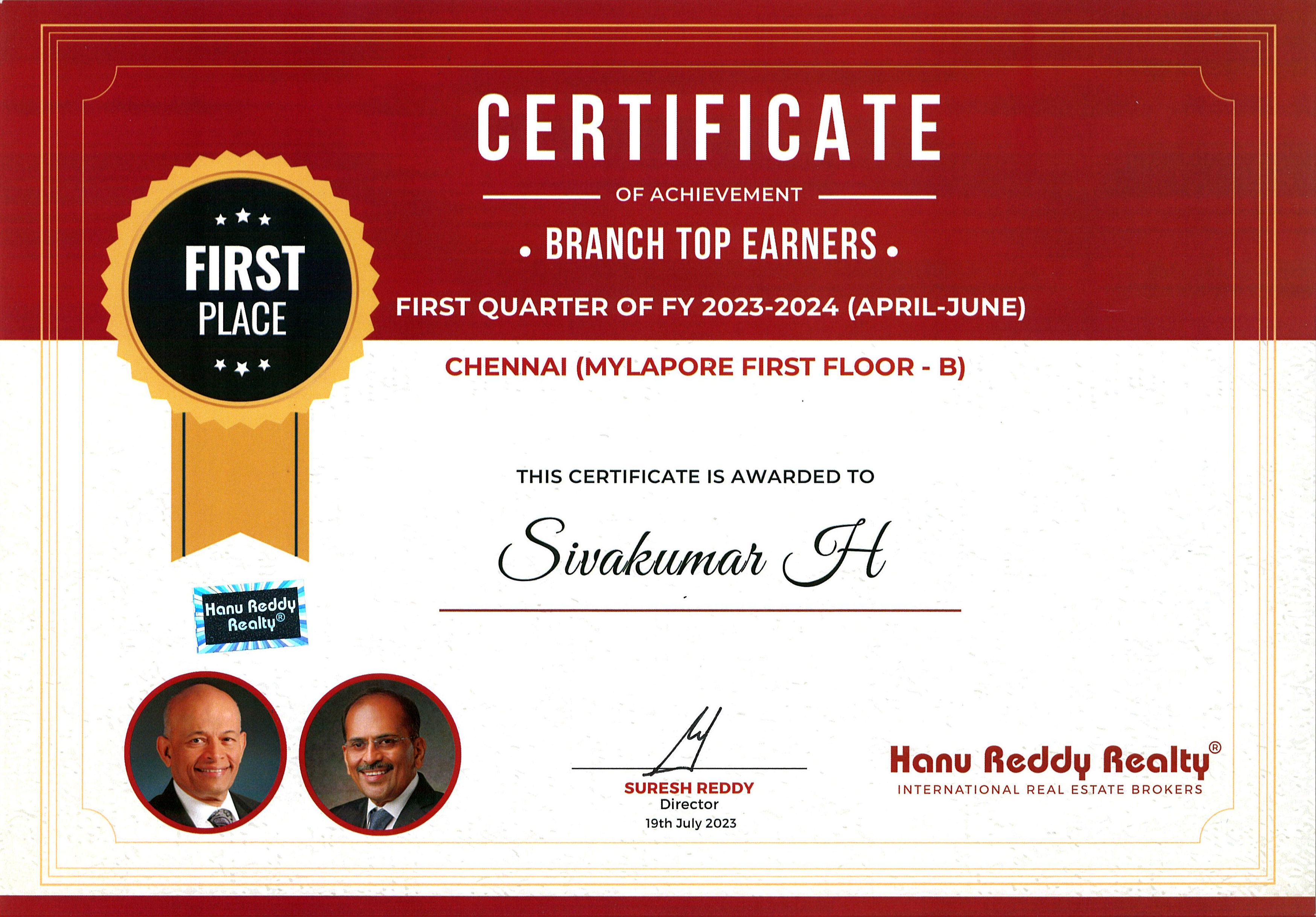 Certificates