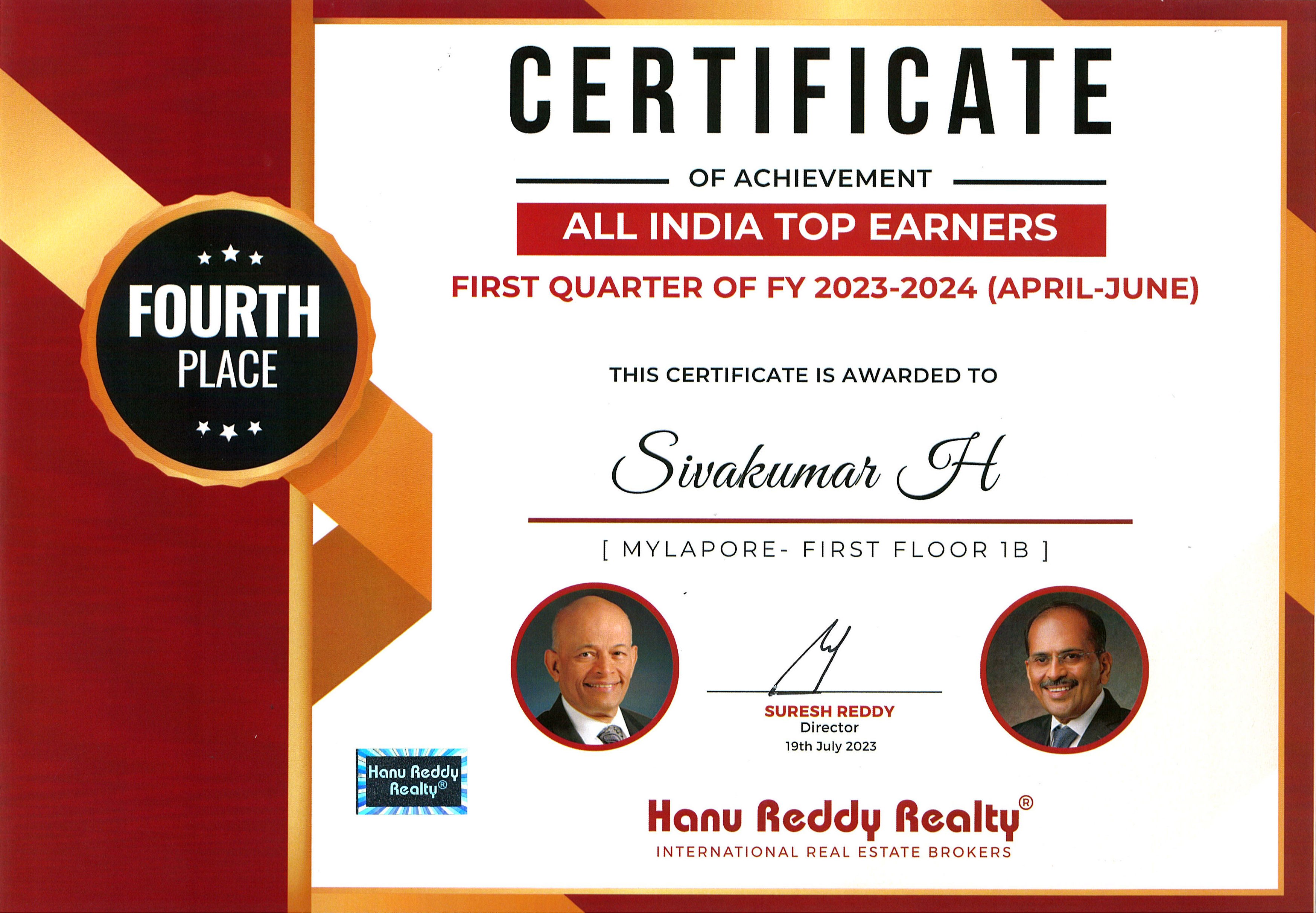 Certificates
