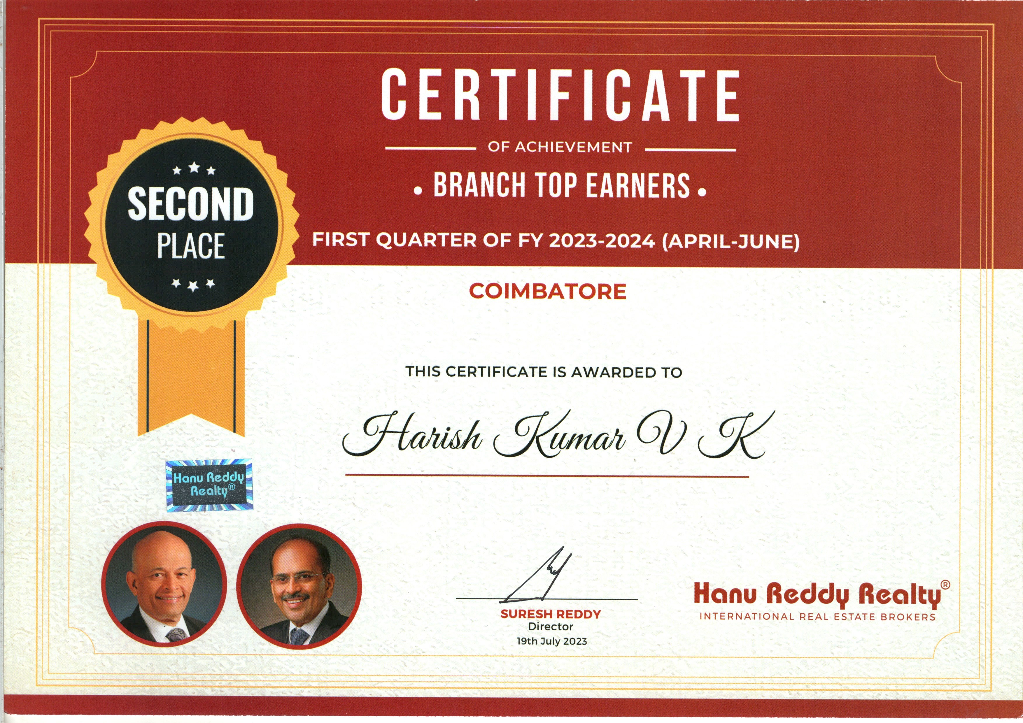 Certificates