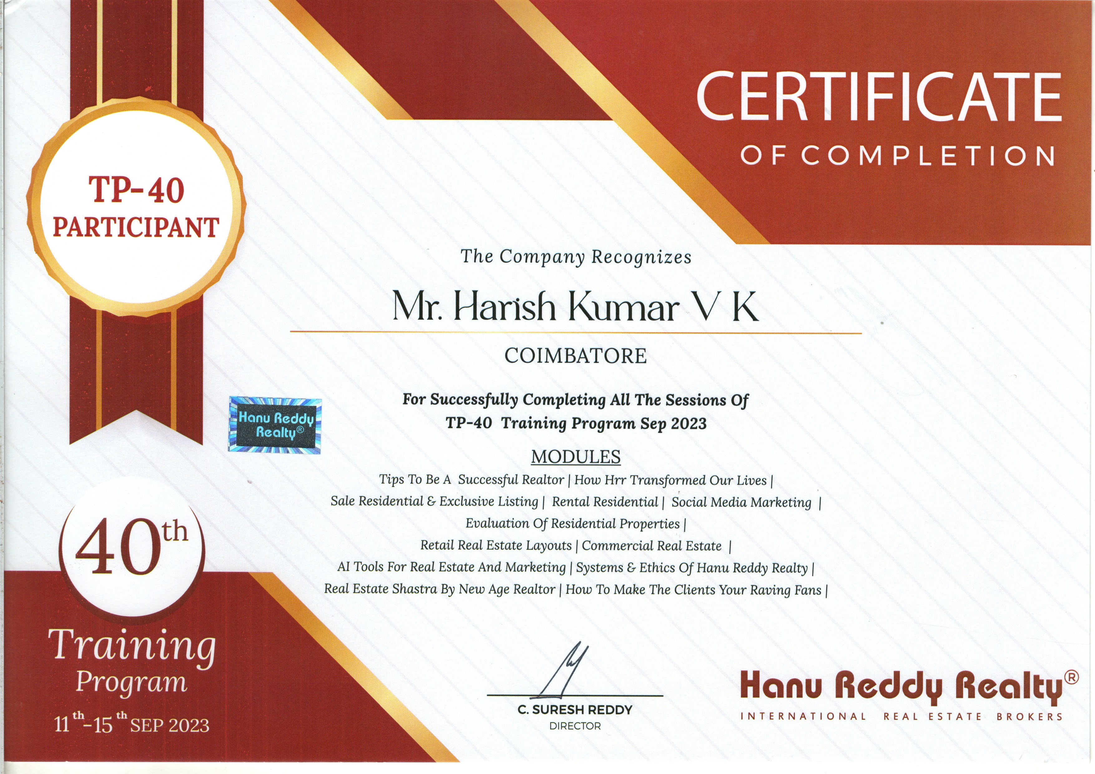 Certificates