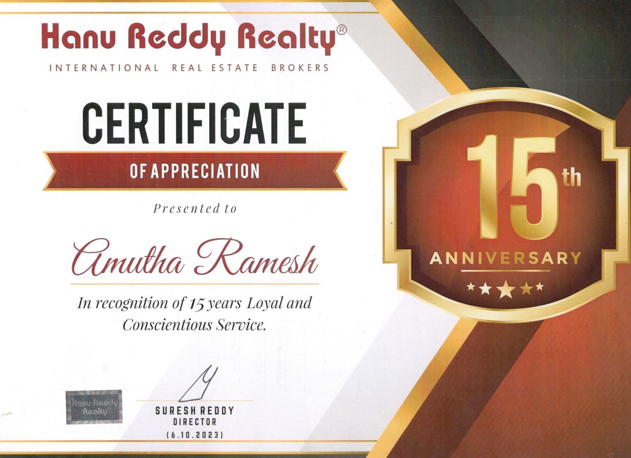 Certificates