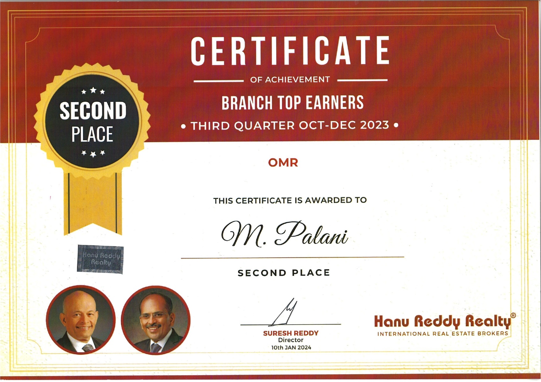 Certificates