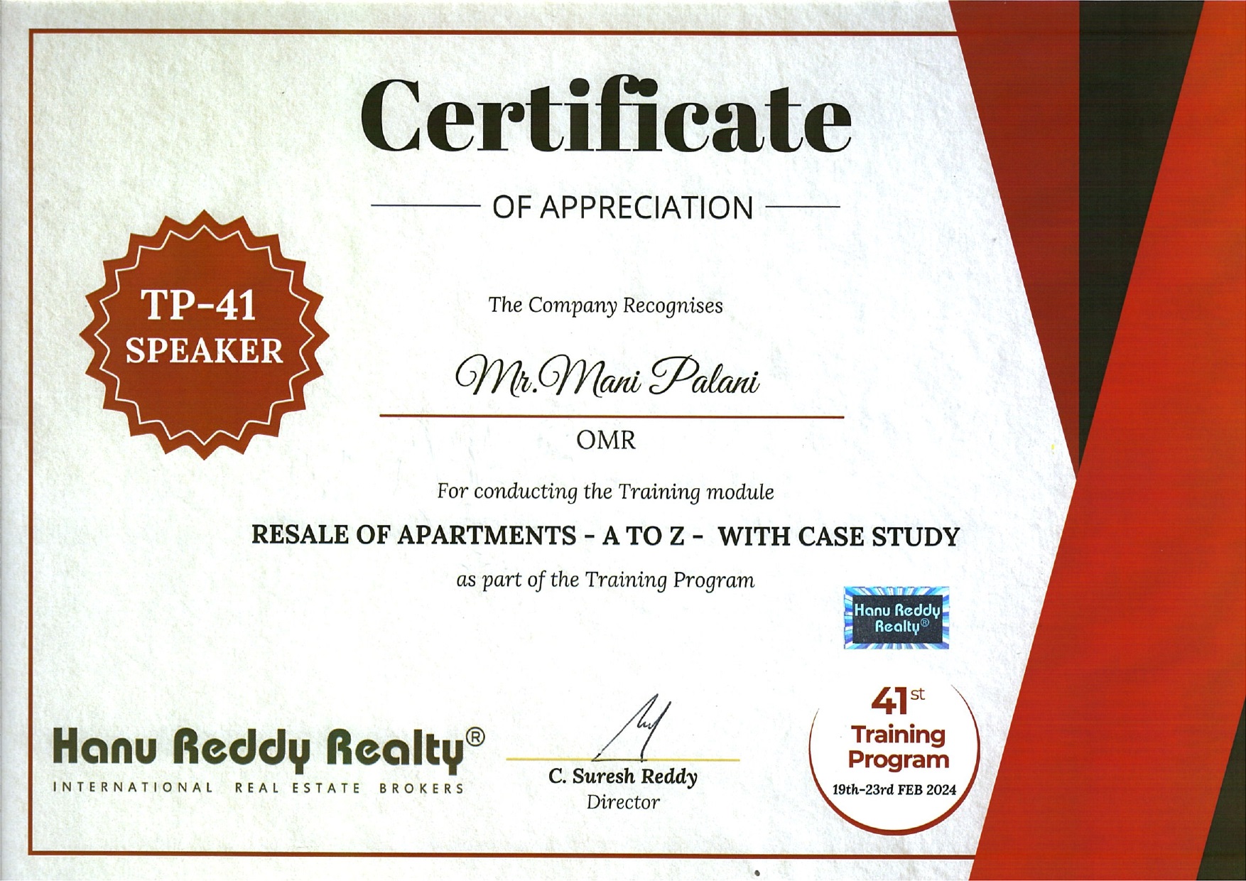Certificates