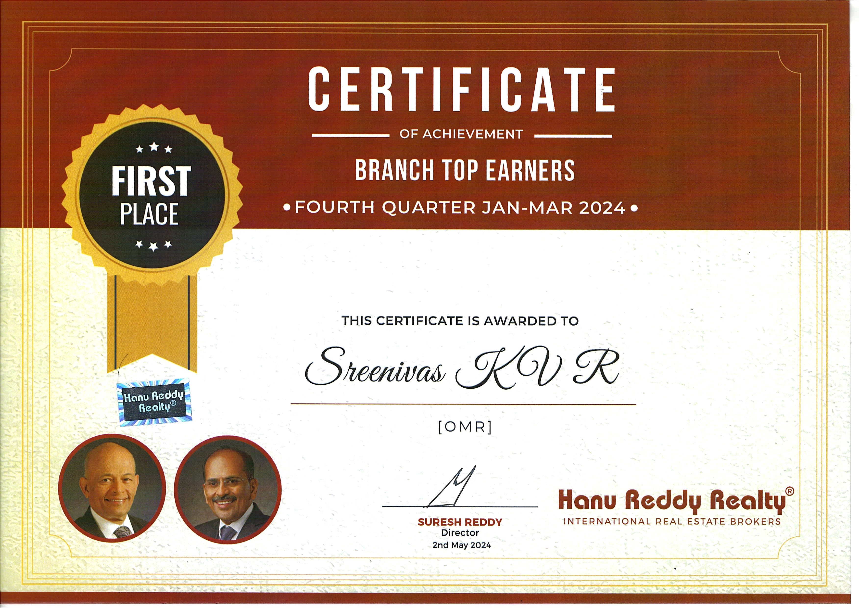 Certificates
