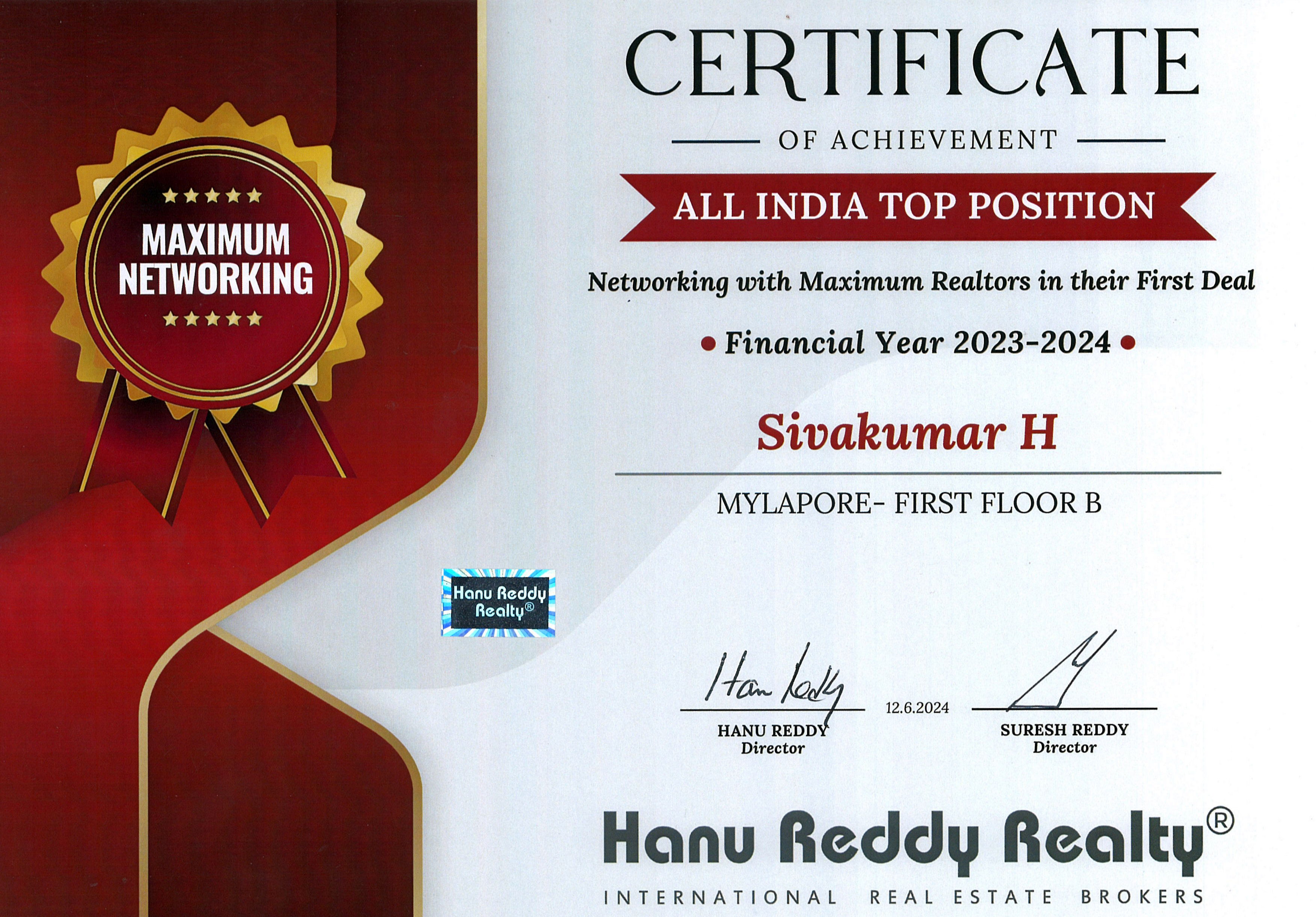 Certificates