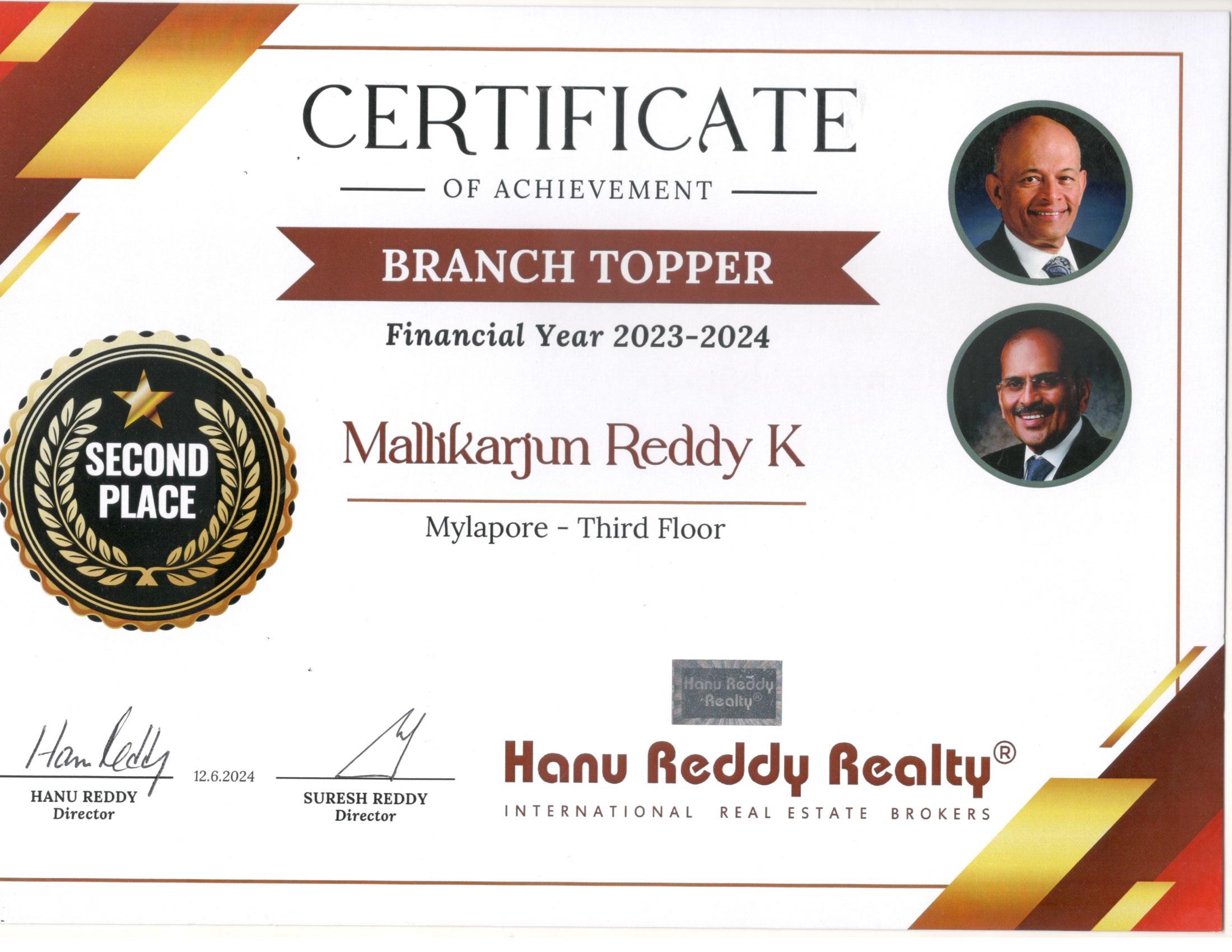 Certificates