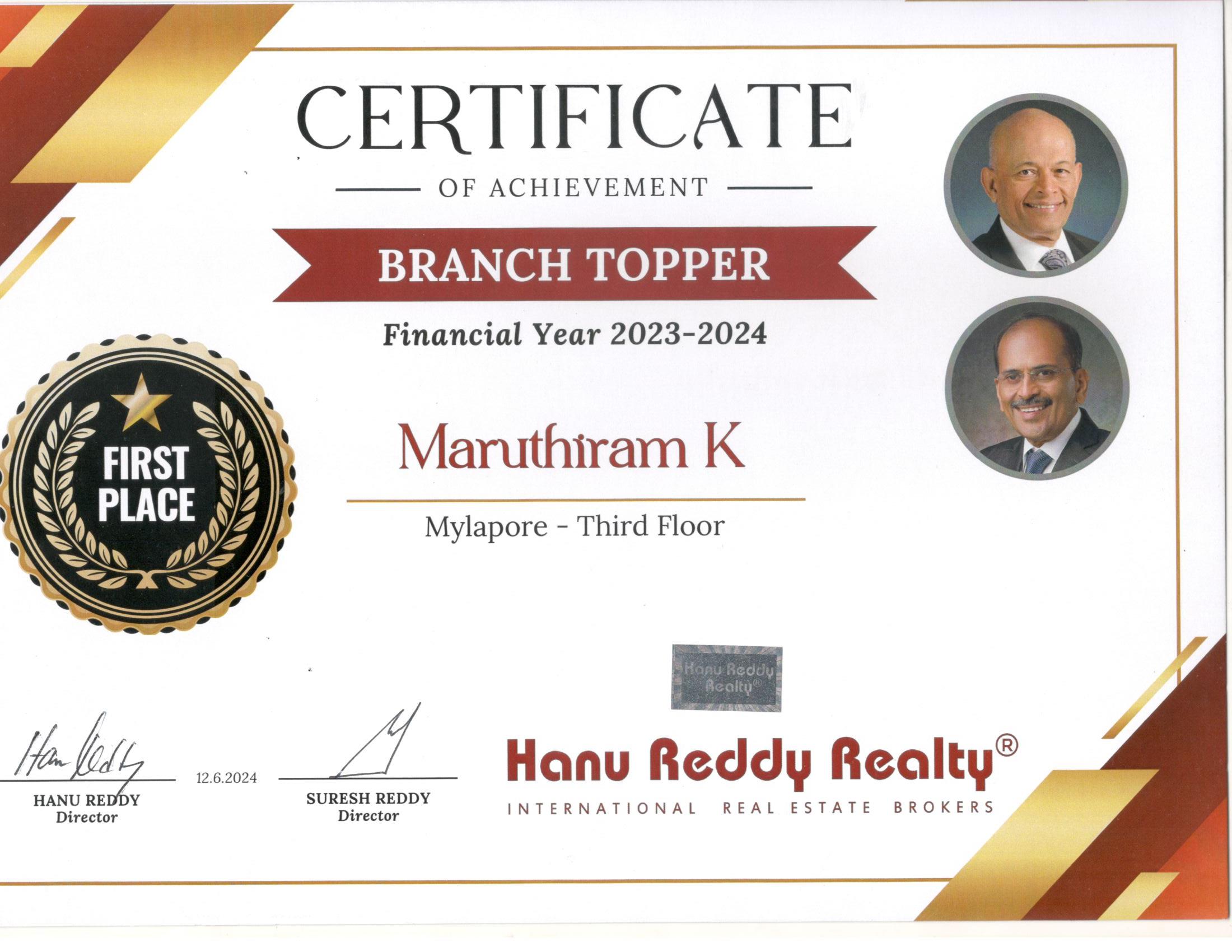 Certificates