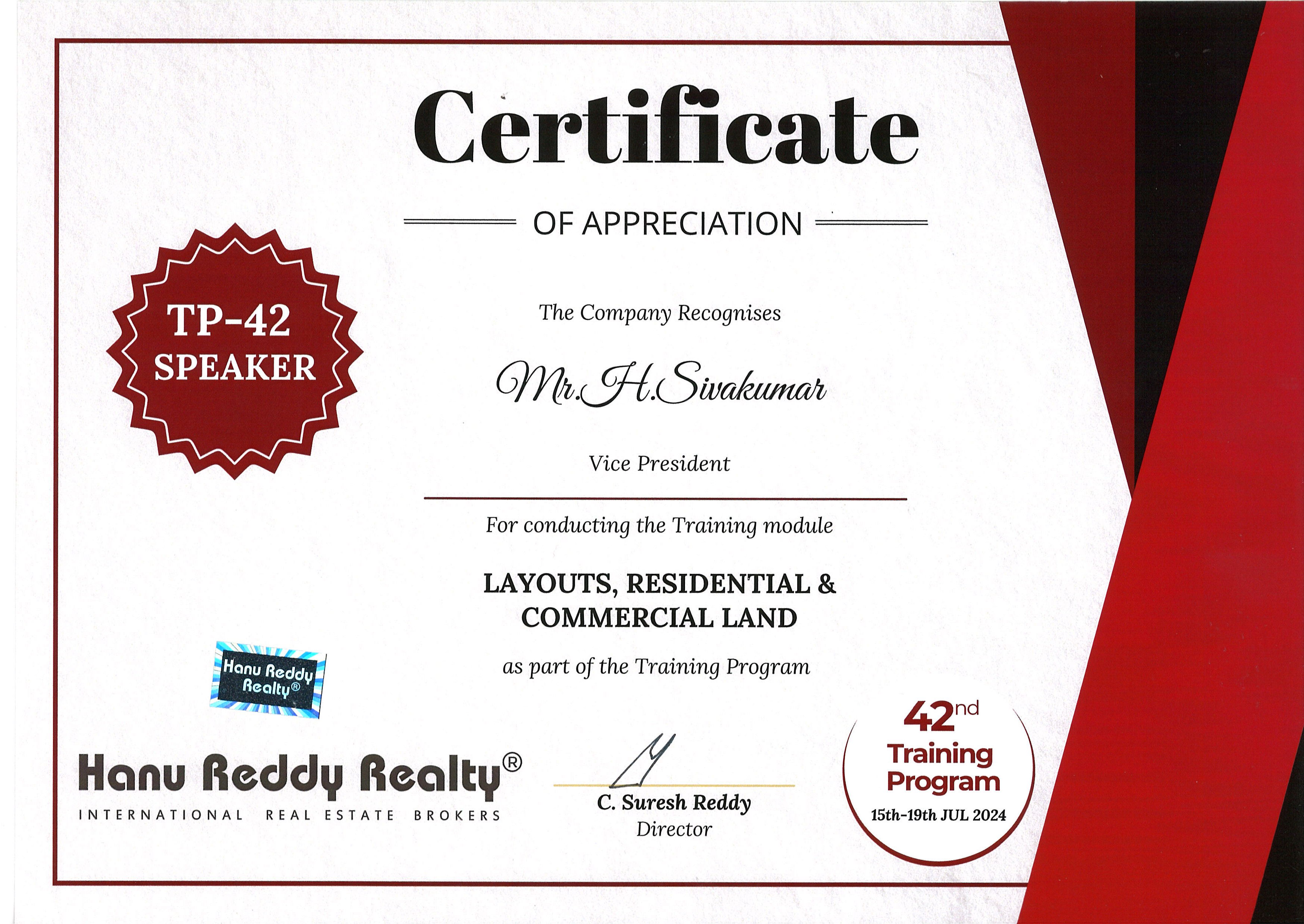 Certificates