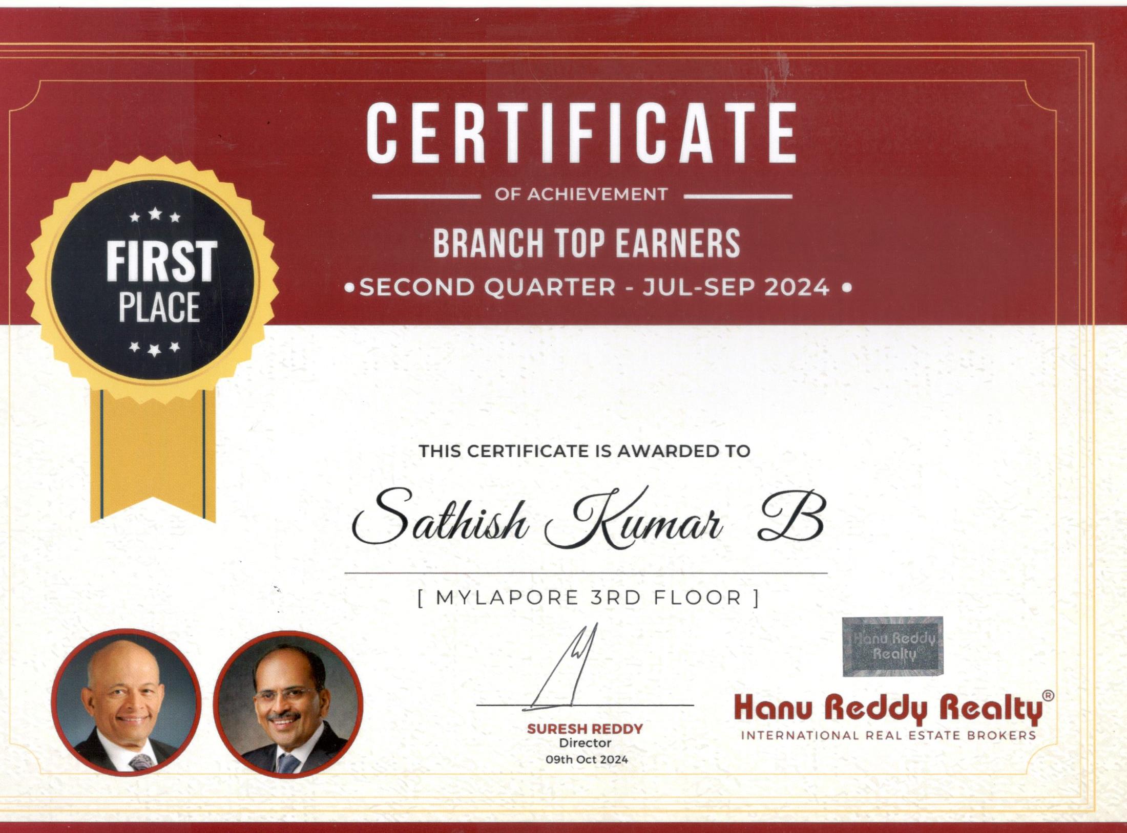 Certificates