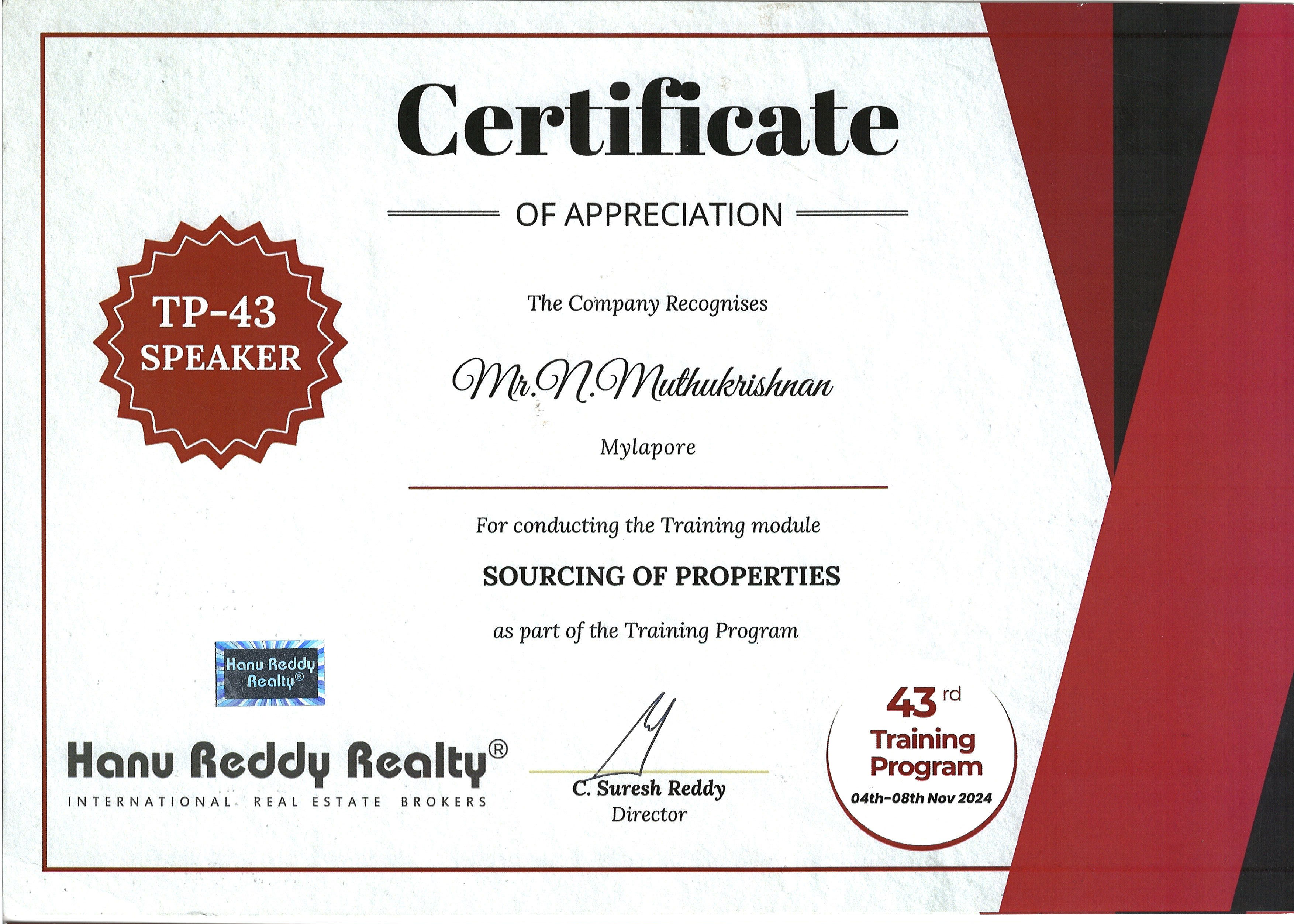 Certificates