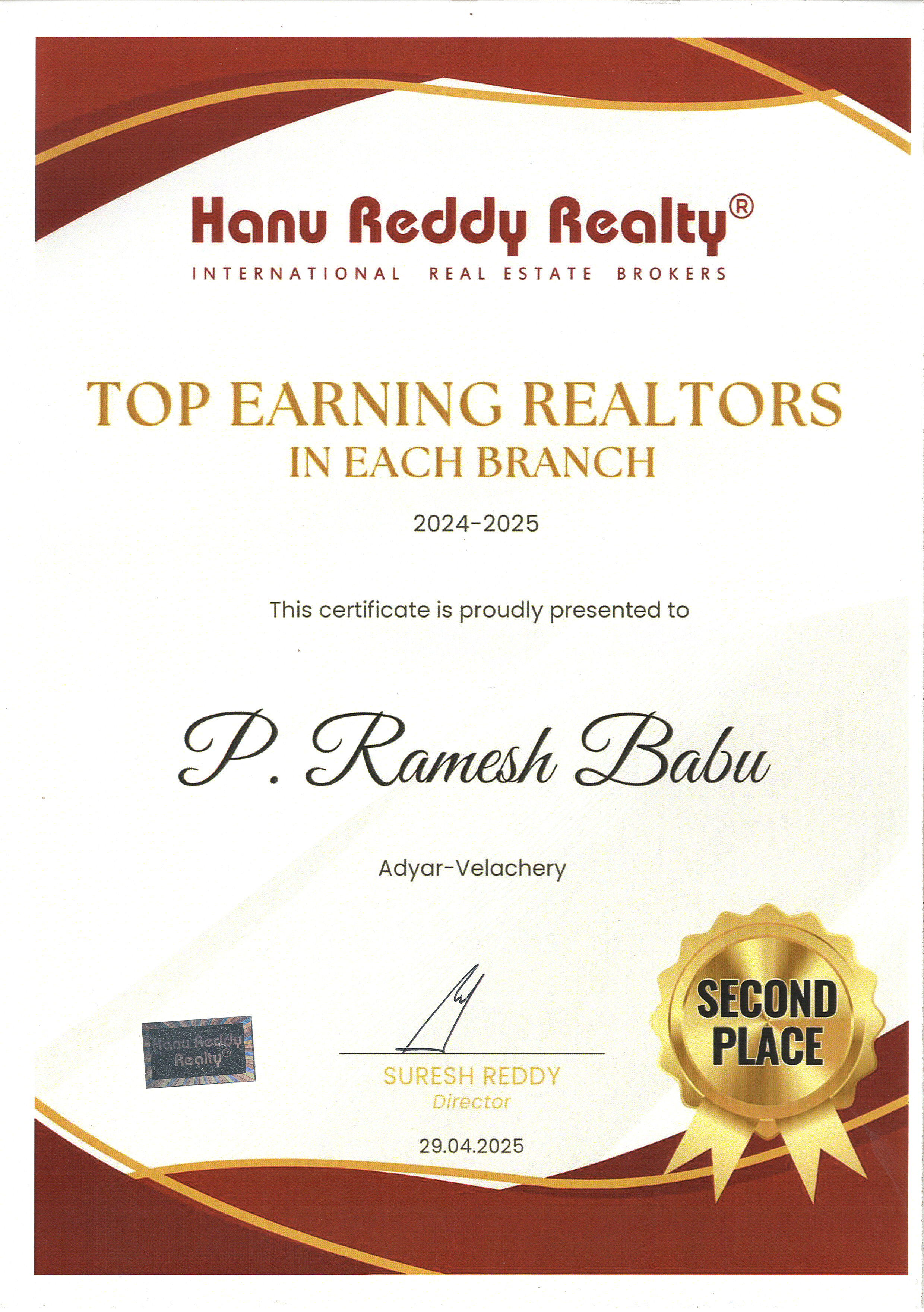 Certificates