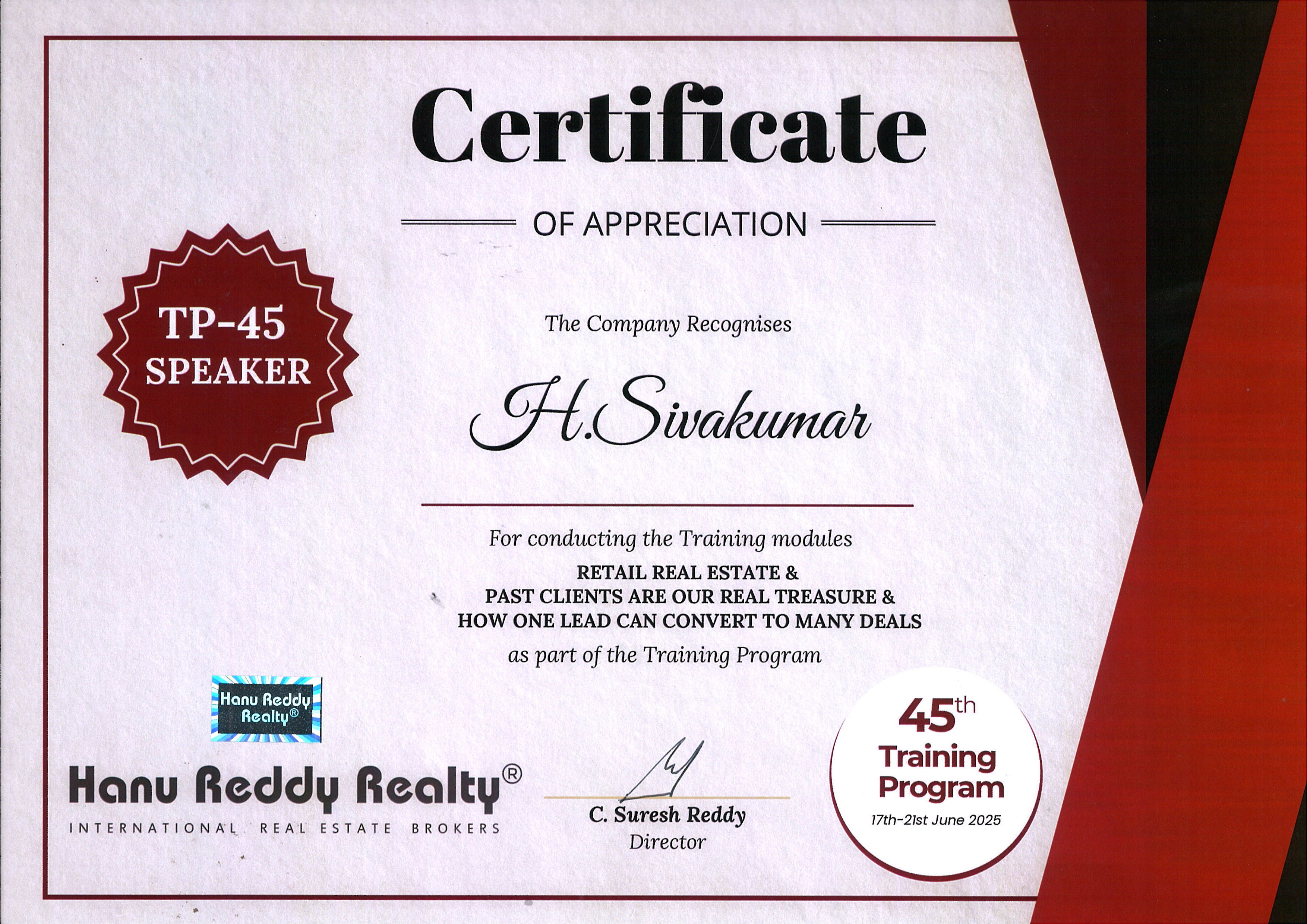 Certificates