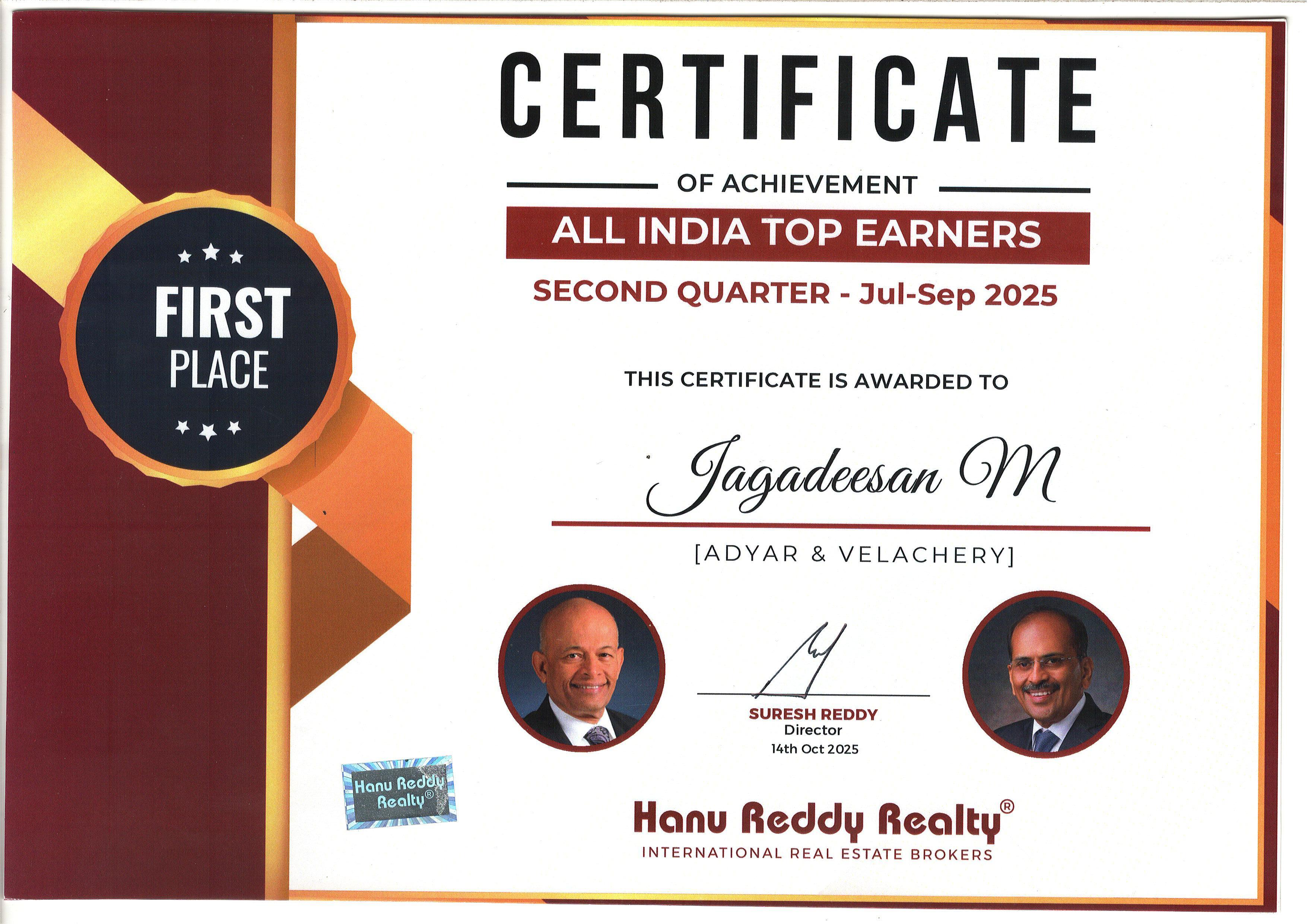 Certificates