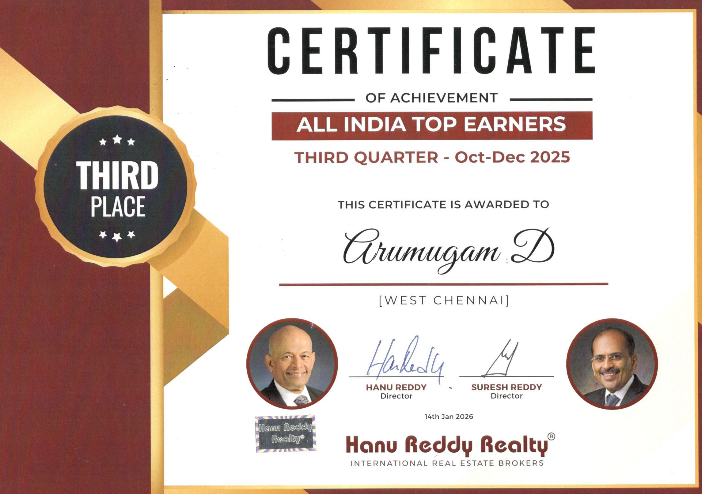 Certificates